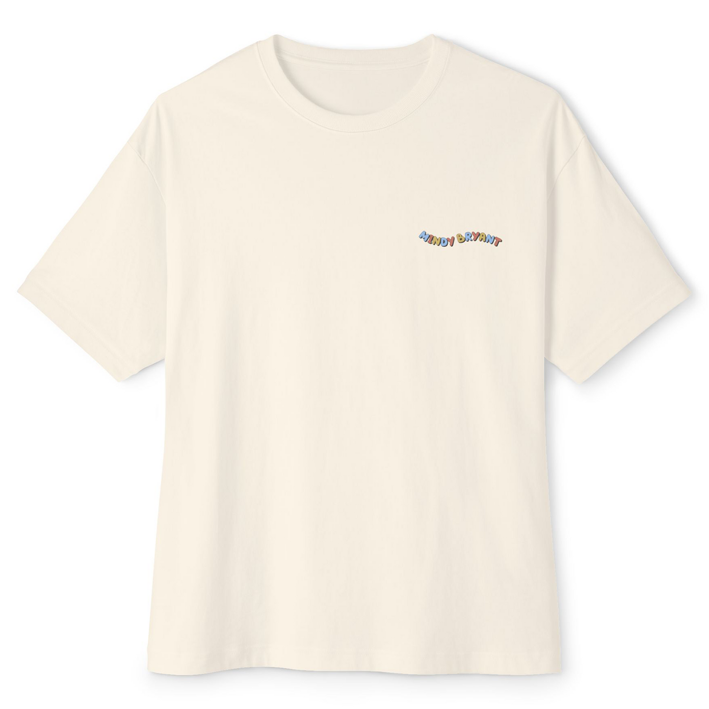 LOGO WITH DISCO BALL ALFREDO THE OPOSSUM UNISEX OVERSIZED BOXY TEE