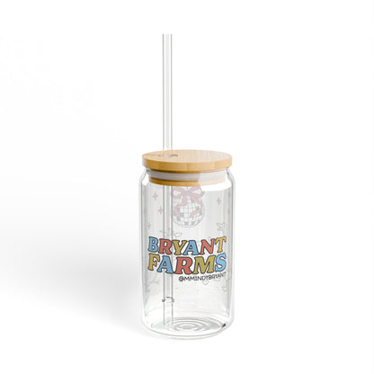 DISCO PARTY AT BRYANT FARMS SIPPER GLASS, 16OZ