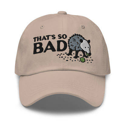 ALFREDO THE OPOSSUM THAT’S SO BAD CLASSIC DAD HAT